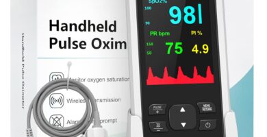 Oximetro dedo Profesional con Alarma HOLFENRY pulsioximetrodedo.com