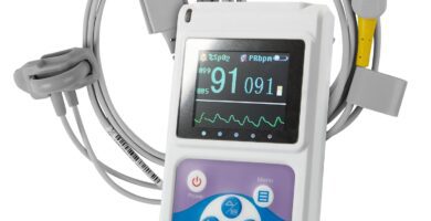 Pulox PO-650B - Pulsioxímetro de dedo para bebés con sensor externo pulsioximetrodedo.com